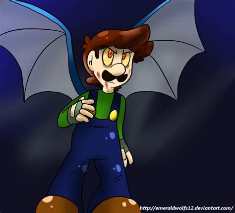 Evil Vampire Luigi By Mariobrosyaoifan12 On Deviantart