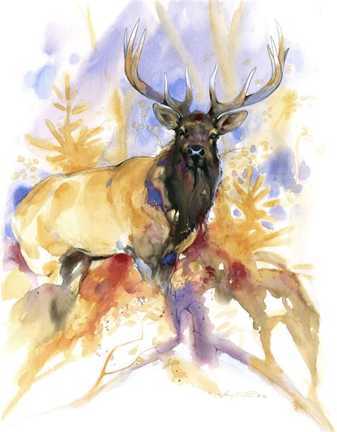 Watercolor Watercolor Canvas Wildlife Art Wildlife Paintings
