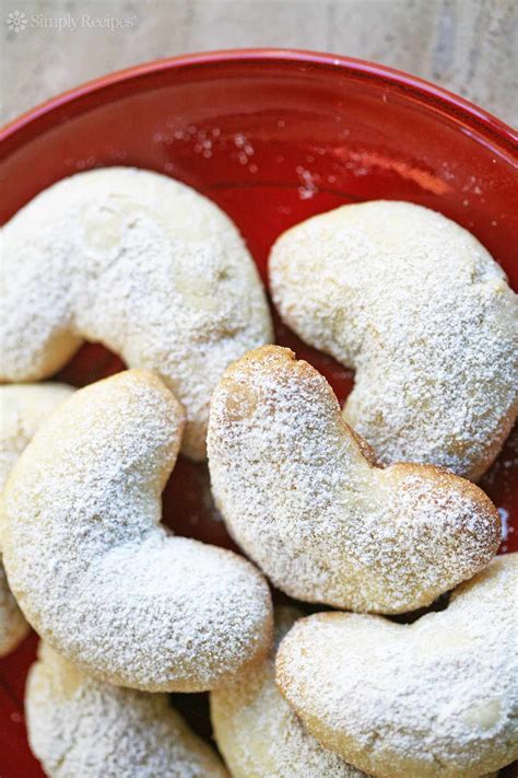 Light as a feather with a touch of. Almond Crescent Cookies Recipe | SimplyRecipes.com