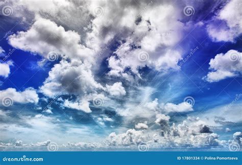 Dramatic Blue Sky Stock Images Image 17801334