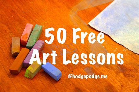 50 Free Art Lessons At Hodgepodge Hodgepodge