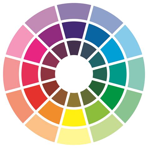 The Colour Wheel That Includes Primary Secondary And Tertiary Colours