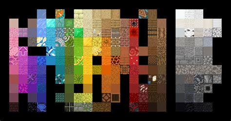 114 Blocks Arranged By Colour Minecraft