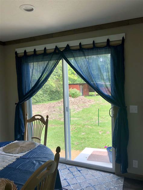 Farmhouse Curtains For Sliding Glass Doors F
