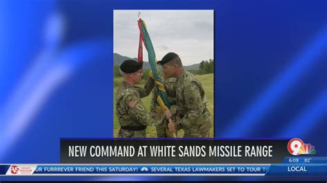 White Sands Missile Range Welcomes New Commander Youtube