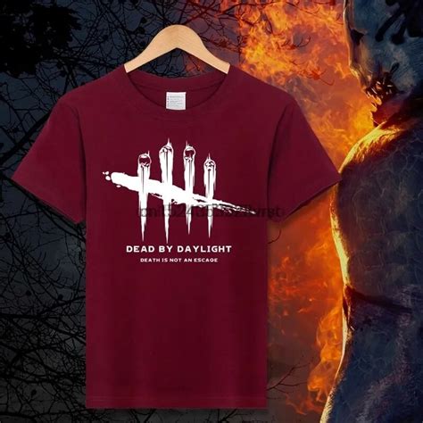 Dead By Daylight Cotton Short Sleeved T Shirt Men Summer Clothes Loose