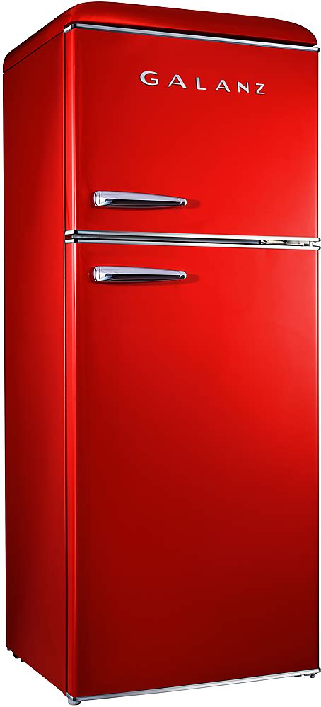 Customer Reviews Galanz Retro 10 Cu Ft Top Freezer Refrigerator Red