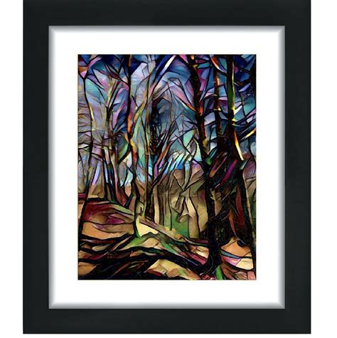 Abstract Forest Art Print Abstract Tree Print Nature Etsy