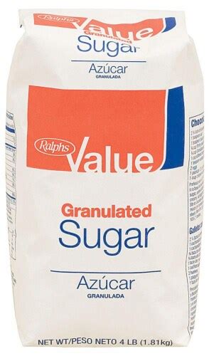 Ralphs Value Granulated Sugar 4 Lb Foods Co