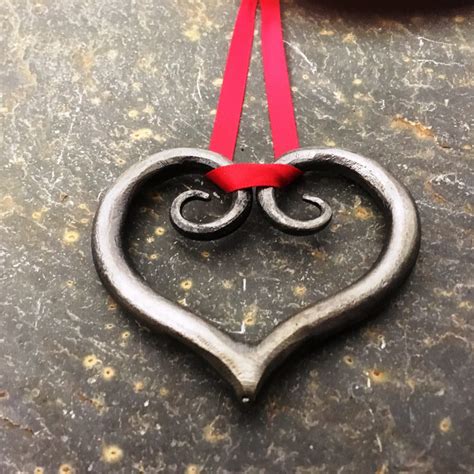 Metal Hearts Hand Forged By The Award Winning West Country Blacksmiths