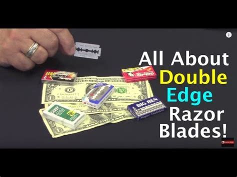 Learn All About Double Edge Razor Blades - YouTube