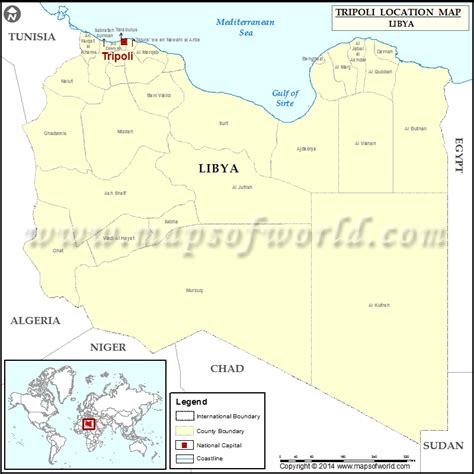 Where Is Tripoli Location Of Tripoli In Libya Map Images And Photos
