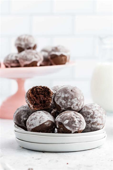 Chocolate Glazed Donut Holes Varient News Magazine