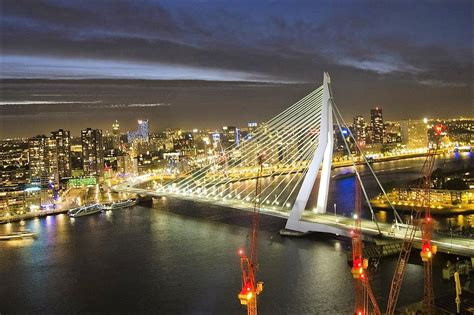 5 Five 5 Erasmus Bridge Rotterdam Netherlands