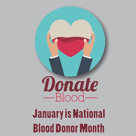 January Is National Blood Donor Month South Central Regional Medical