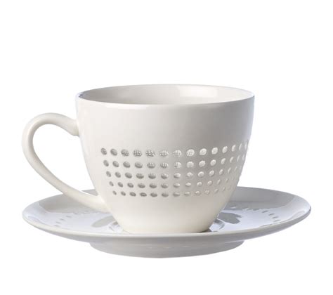 Pols Potten Pierced Teacup White Made In Design UK