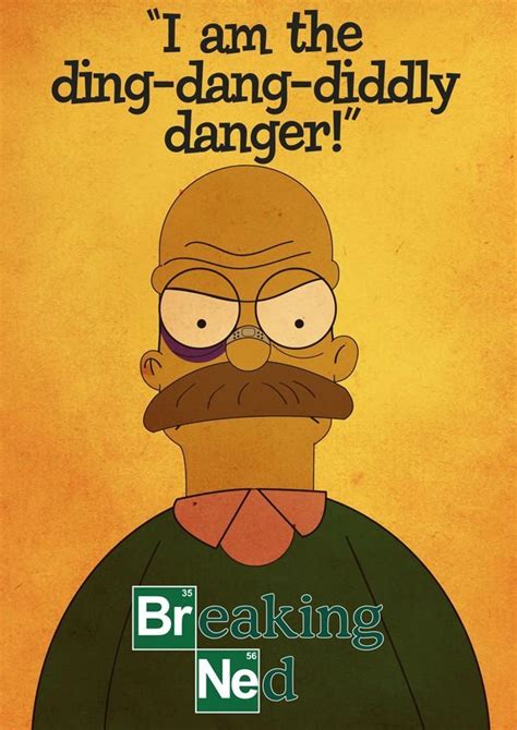 The Simpsons Ned Flanders As Breaking Bad S Heisenberg Breaking