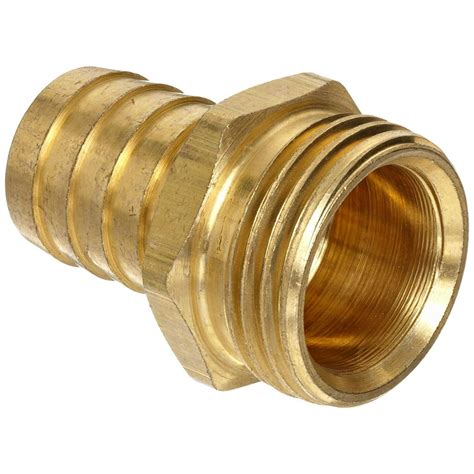 Brass Garden Hose Fitting Connector 12 Barb X 34 Male Hose