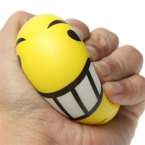 Jimitu Funny Emoji Face Squeeze Balls Modern Stress Ball Relax