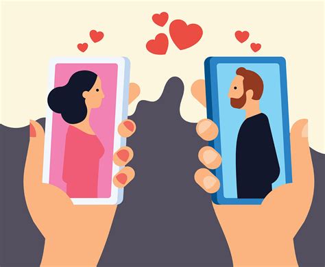 Online Dating Vector Illustration 210761 Vector Art At Vecteezy