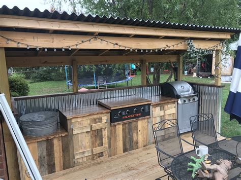 Officially, there is no natural gas conversion kit for this model. Outdoor Kitchen Ideas | Rustic outdoor kitchens, Outdoor ...