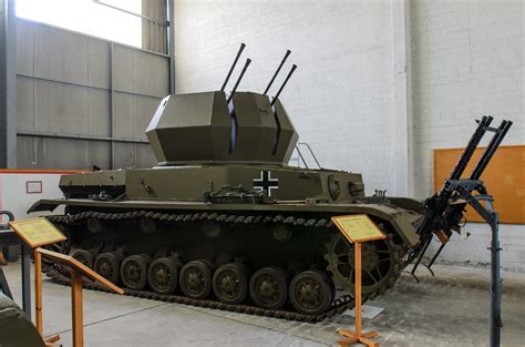 Automoteur Dca Flakpanzer Iv Wirbelwind Militärhistorische Ausstellung