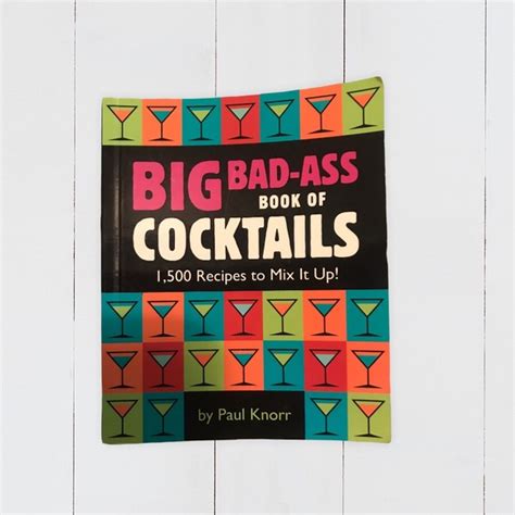 Party Supplies 31 Big Badass Book Of Cocktails Poshmark