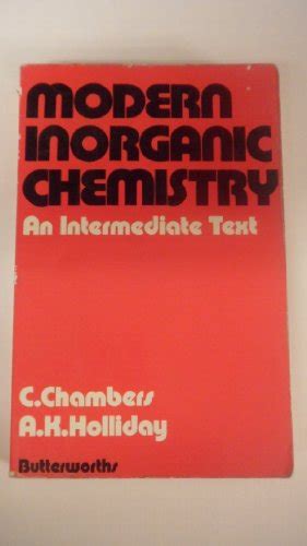 9780408706636 Modern Inorganic Chemistry Abebooks Holliday Arthur