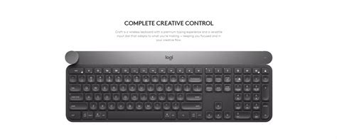 Logitech Craft Wireless Advanced Keyboard With Creative Input Dial