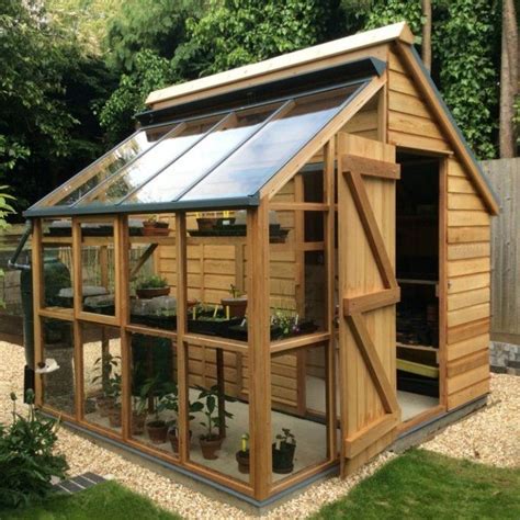 Shed Plans Greenhouse Storage Shed Combi From