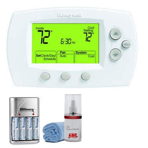 Honeywell TH6220 FocusPro 6000 5-1-1 Programmable Heat Pump Thermostat