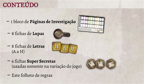 13 clues, set at the end of the 19th century, puts players in the shoes of the detectives, each trying to solve their own mystery. Conheça o jogo 13 Clues