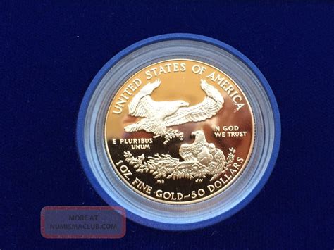 American Eagle 50 One Ounce Proof Gold Bullion Coin 1986 W
