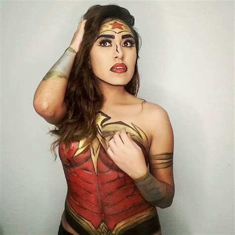 Ww Bodypaint Wonderwoman Mujermaravilla Valeriamedel Vm Mujer