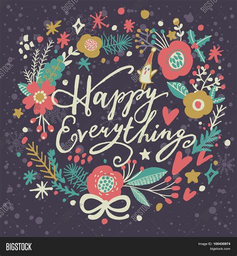 Happy Everything Awesome Holiday Vector And Photo Bigstock