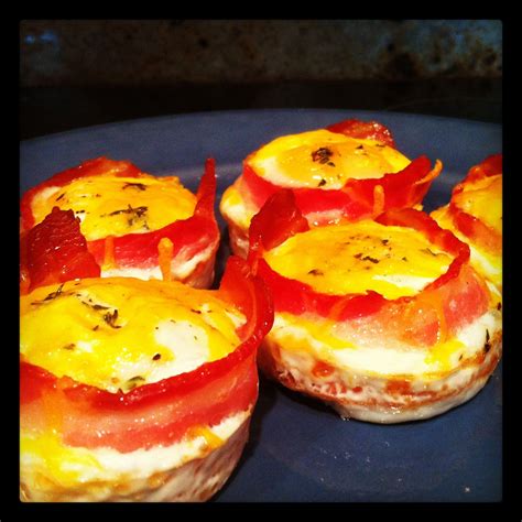 Bacon And Egg Cups Done The Healthy Way R Fitmeals
