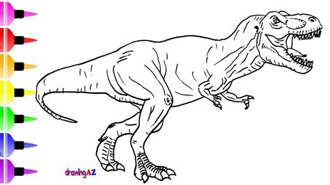 Jurassic world 42 printable coloring pages for kids in 2020 dinosaur coloring pages dinosaur drawing jurassic world. Dinosaur Drawing Collection