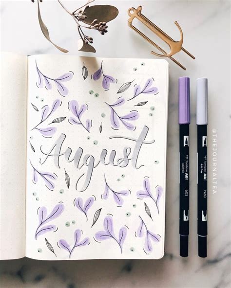 Looking For August Bullet Journal Spreads Amazing And Cute August