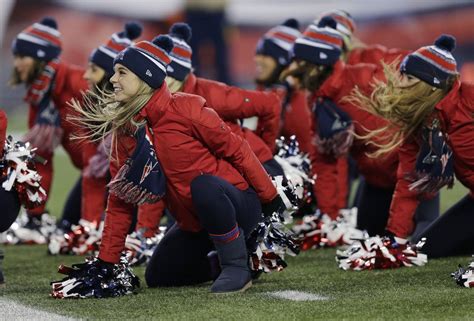 New England Patriots Cheerleaders Perform In The First Half Of An Nfl