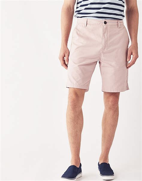 Mens Bermuda Shorts In Dusty Pink From Crew Clothing Company