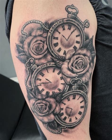 225 Clock Tattoos Ideas And Designs 2022 Tattoosboygirl Clock Face