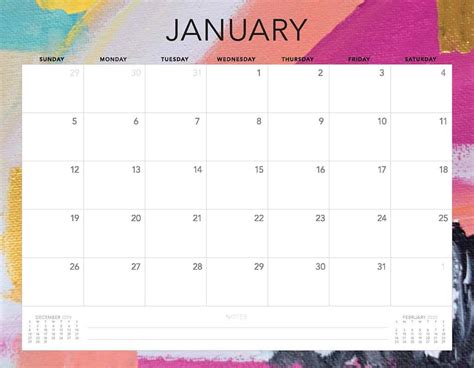 Print Free 2020 Calendar Without Downloading Weekly Writing Calendar