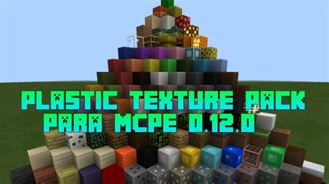 Plastic Texture Pack Para Minecraft Pe 0120 Youtube
