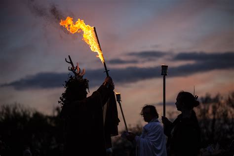 Glastonbury Dragons Samhain Wild Hunt Festival In Pictures Pagan