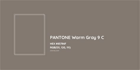 About Pantone Warm Gray 9 C Color Color Codes Similar Colors And
