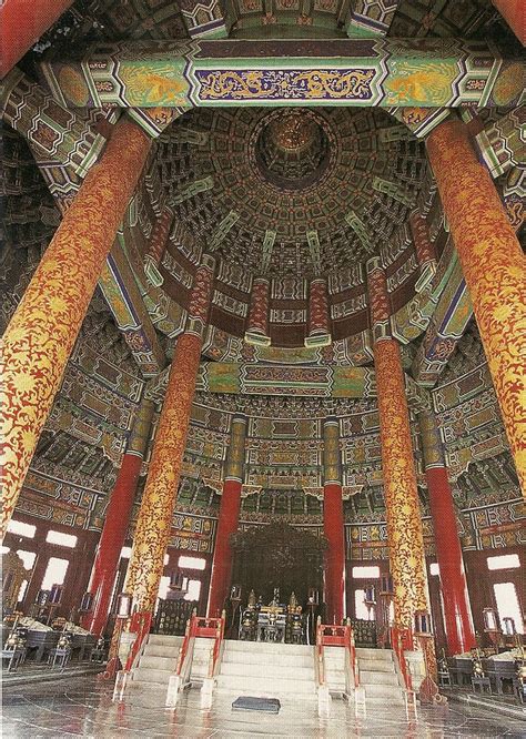 Inside The Prayer Hall For Good Harvests At The Temple Of Heaven In