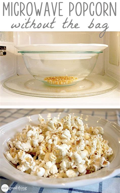 How To Make Popcorn In A Microwave From Scratch Recipe Recipes
