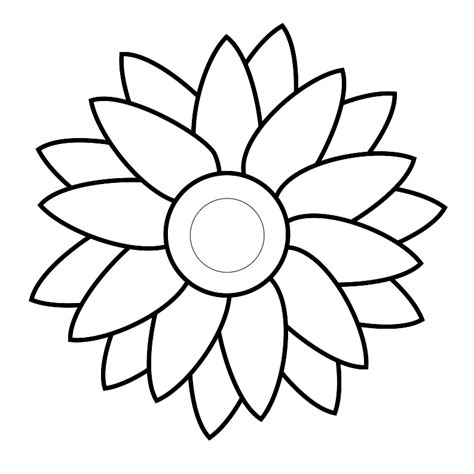 Make them for your next party with my flower petal template! Flower Templates For Kids - Cliparts.co