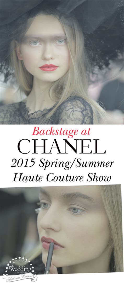Backstage Chanel Spring 2015 Haute Couture Show