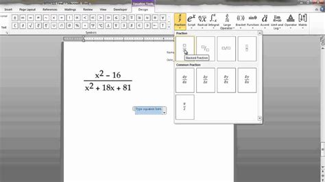 It's best to avoid drawing lines and instead insert border lines in microsoft word (normally paragraph borders) so the line or lines will move as you edit the document. Writing Math Equations in Microsoft Word - YouTube